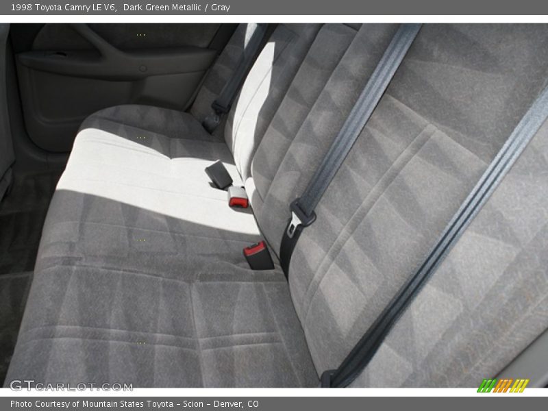 Dark Green Metallic / Gray 1998 Toyota Camry LE V6