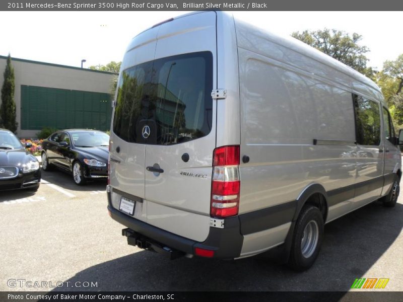 Brilliant Silver Metallic / Black 2011 Mercedes-Benz Sprinter 3500 High Roof Cargo Van