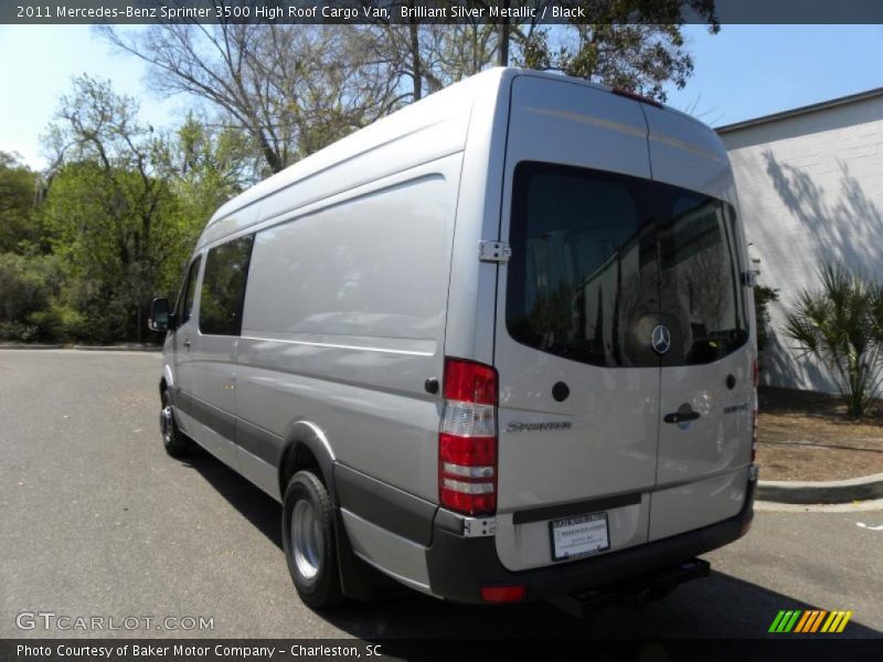 Brilliant Silver Metallic / Black 2011 Mercedes-Benz Sprinter 3500 High Roof Cargo Van