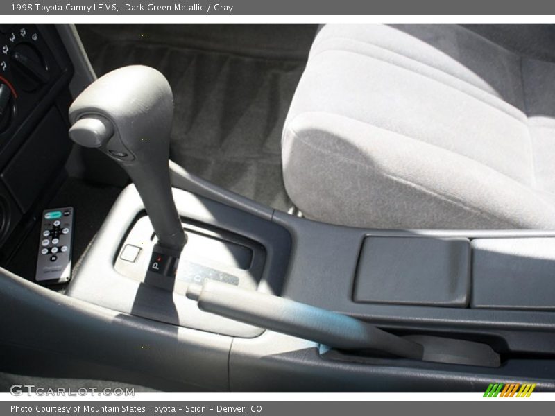 Dark Green Metallic / Gray 1998 Toyota Camry LE V6