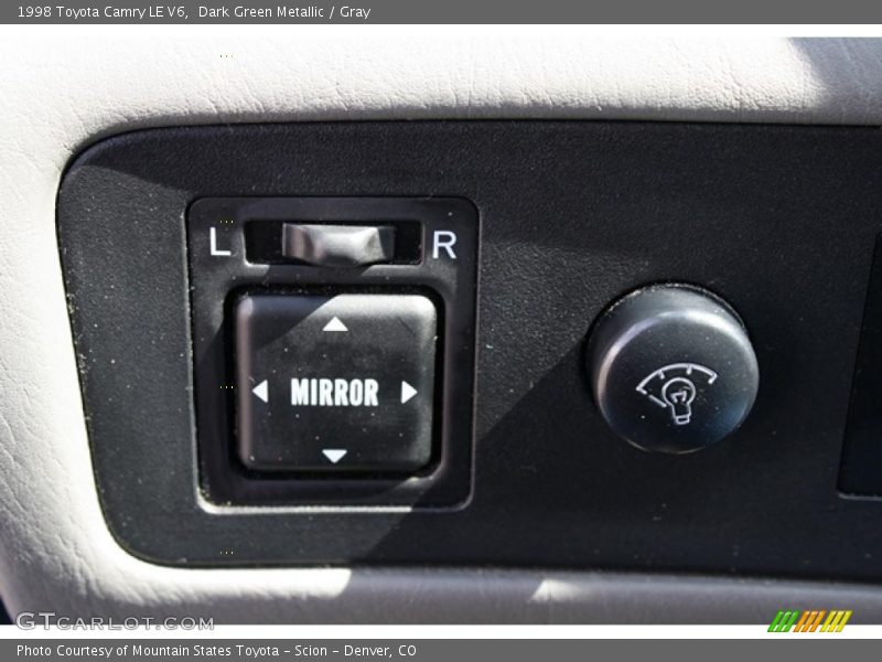 Dark Green Metallic / Gray 1998 Toyota Camry LE V6