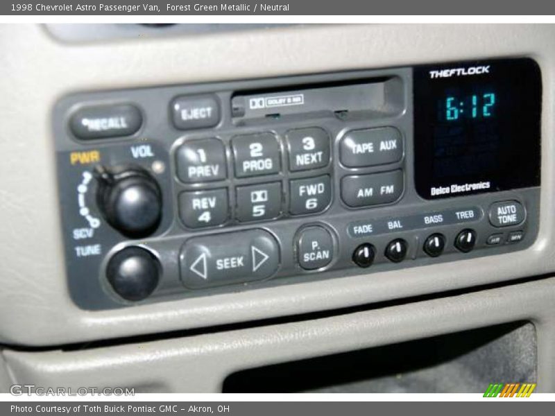 Forest Green Metallic / Neutral 1998 Chevrolet Astro Passenger Van