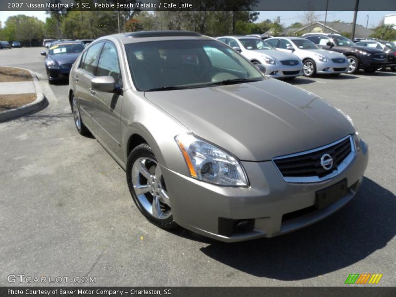 Pebble Beach Metallic / Cafe Latte 2007 Nissan Maxima 3.5 SE