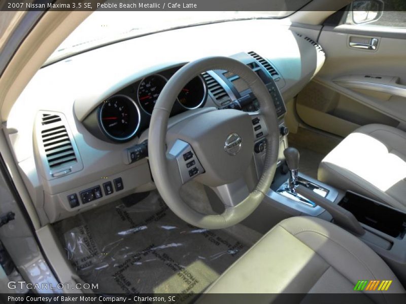 Pebble Beach Metallic / Cafe Latte 2007 Nissan Maxima 3.5 SE