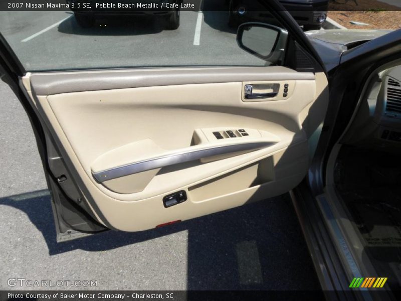 Pebble Beach Metallic / Cafe Latte 2007 Nissan Maxima 3.5 SE
