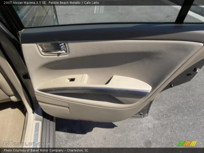 Pebble Beach Metallic / Cafe Latte 2007 Nissan Maxima 3.5 SE