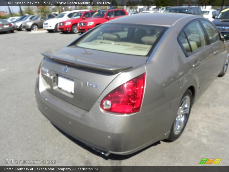Pebble Beach Metallic / Cafe Latte 2007 Nissan Maxima 3.5 SE
