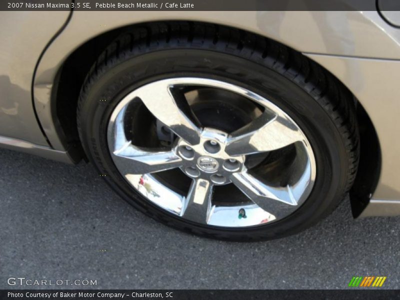 Pebble Beach Metallic / Cafe Latte 2007 Nissan Maxima 3.5 SE
