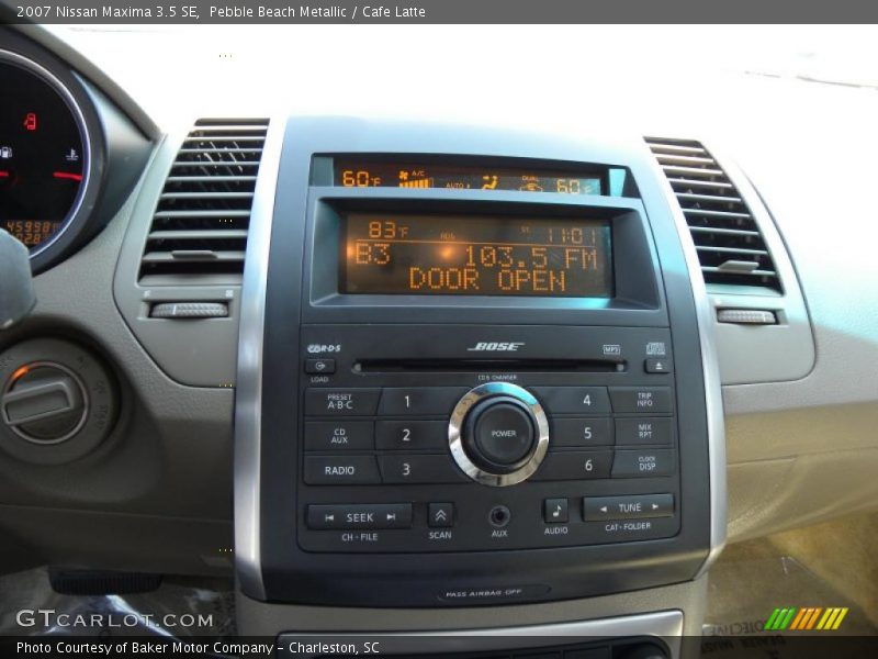 Pebble Beach Metallic / Cafe Latte 2007 Nissan Maxima 3.5 SE