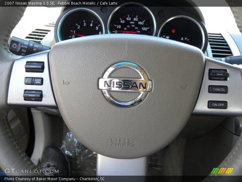 Pebble Beach Metallic / Cafe Latte 2007 Nissan Maxima 3.5 SE