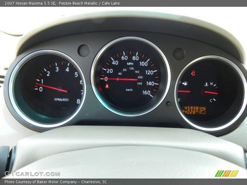 Pebble Beach Metallic / Cafe Latte 2007 Nissan Maxima 3.5 SE