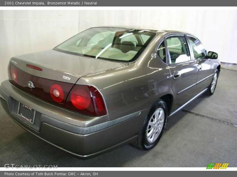 Bronzemist Metallic / Neutral 2001 Chevrolet Impala