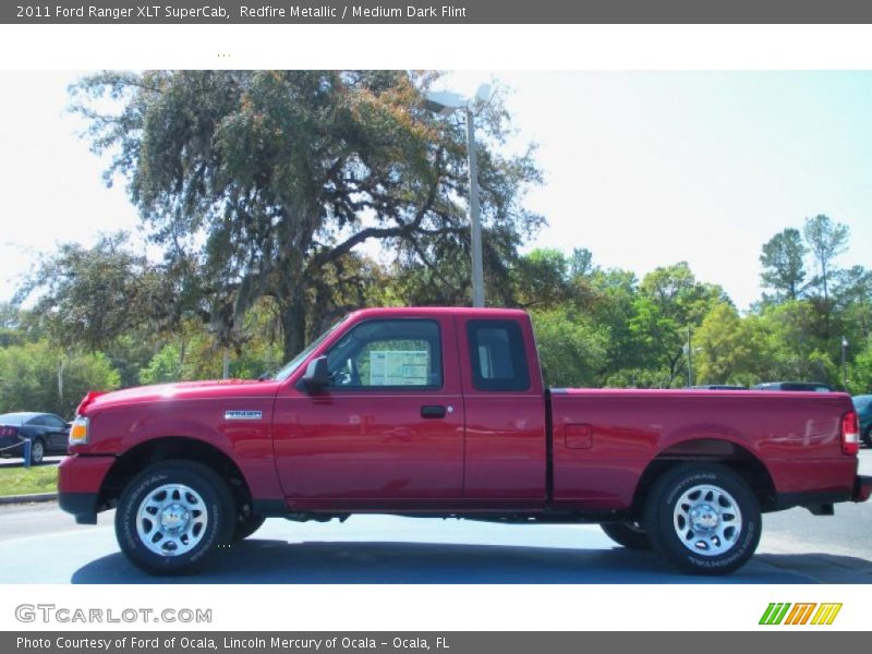 Redfire Metallic / Medium Dark Flint 2011 Ford Ranger XLT SuperCab