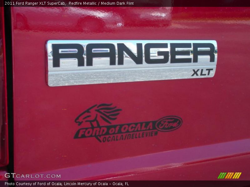 Redfire Metallic / Medium Dark Flint 2011 Ford Ranger XLT SuperCab