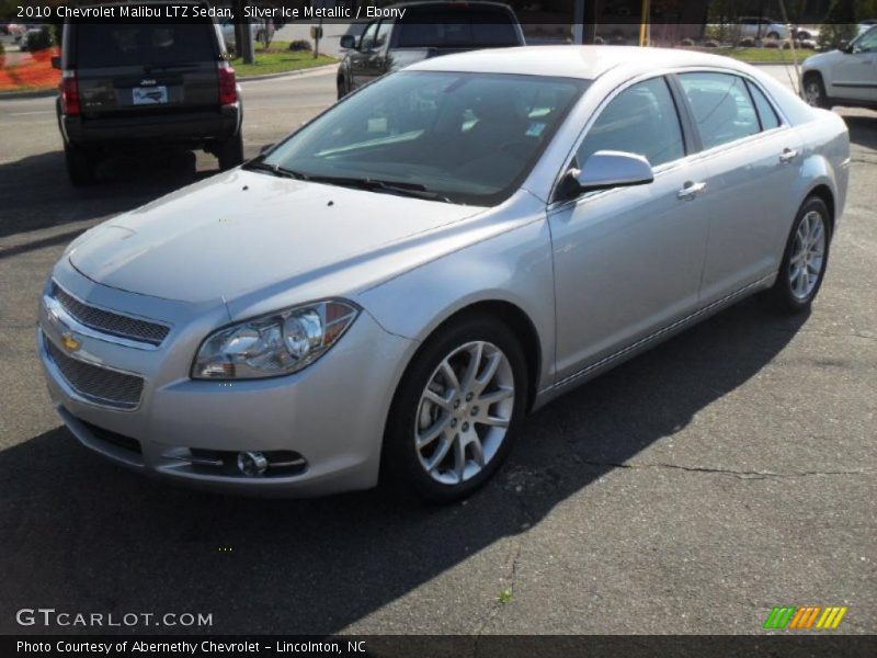 Silver Ice Metallic / Ebony 2010 Chevrolet Malibu LTZ Sedan