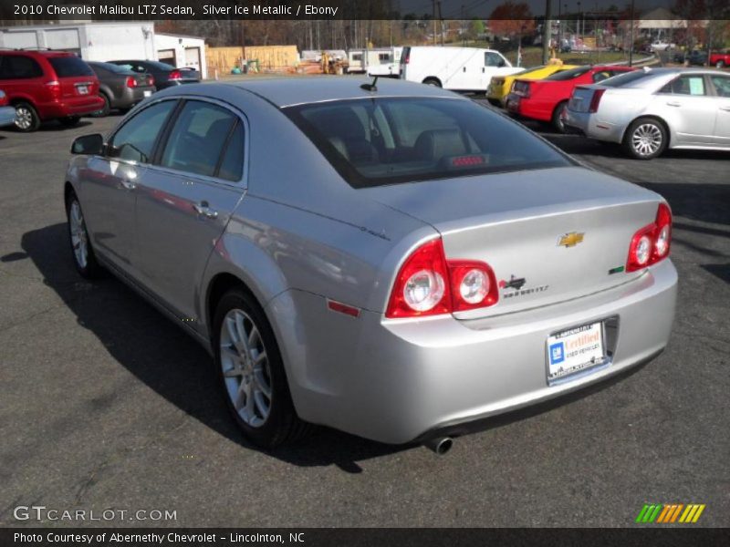 Silver Ice Metallic / Ebony 2010 Chevrolet Malibu LTZ Sedan