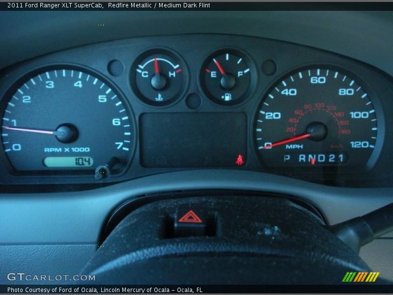  2011 Ranger XLT SuperCab XLT SuperCab Gauges