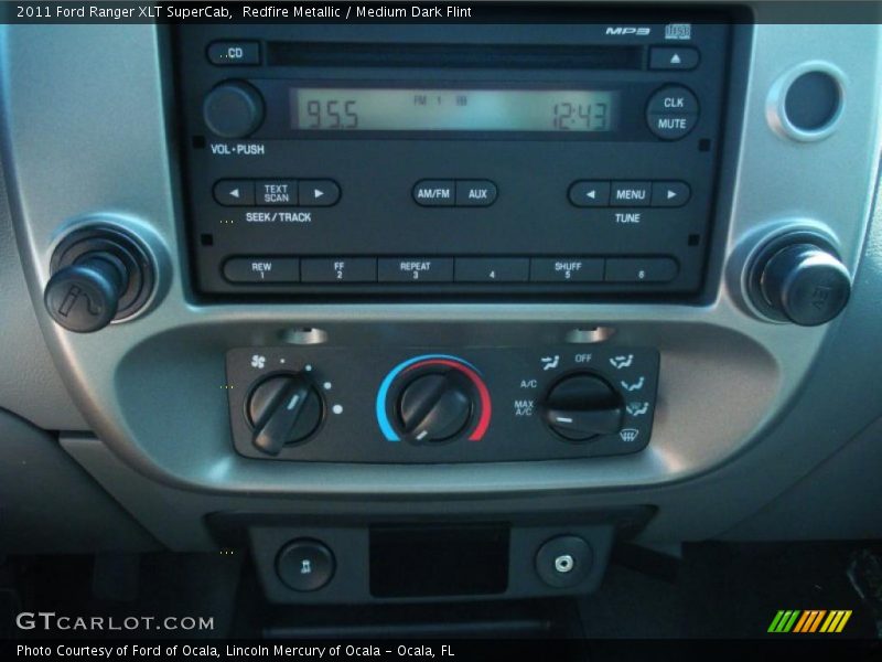 Controls of 2011 Ranger XLT SuperCab