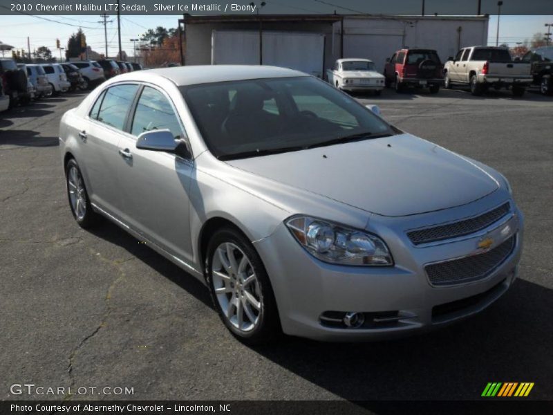 Silver Ice Metallic / Ebony 2010 Chevrolet Malibu LTZ Sedan