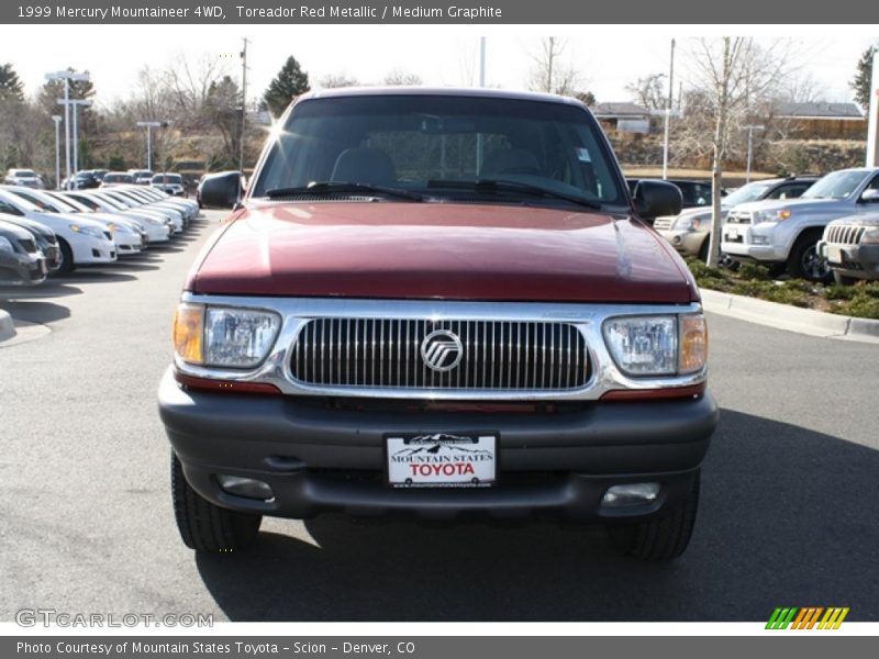 Toreador Red Metallic / Medium Graphite 1999 Mercury Mountaineer 4WD