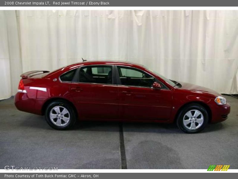 Red Jewel Tintcoat / Ebony Black 2008 Chevrolet Impala LT