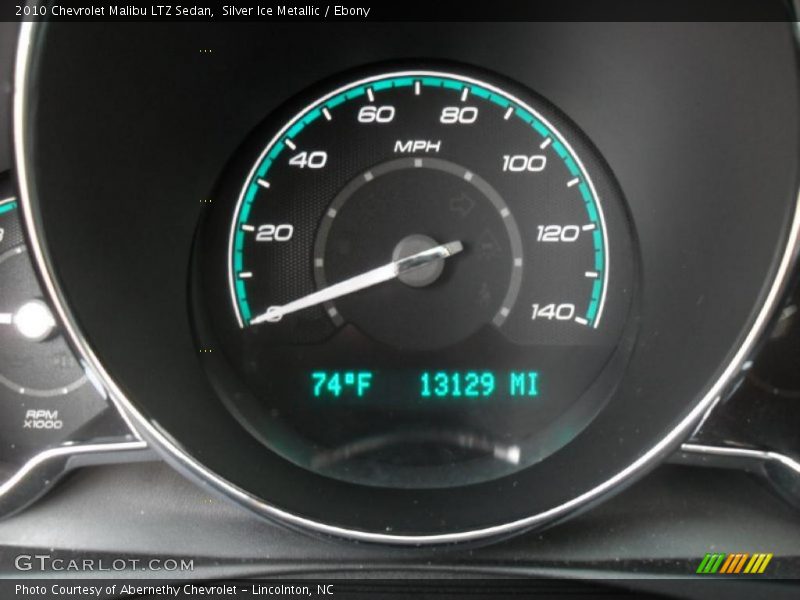 Silver Ice Metallic / Ebony 2010 Chevrolet Malibu LTZ Sedan
