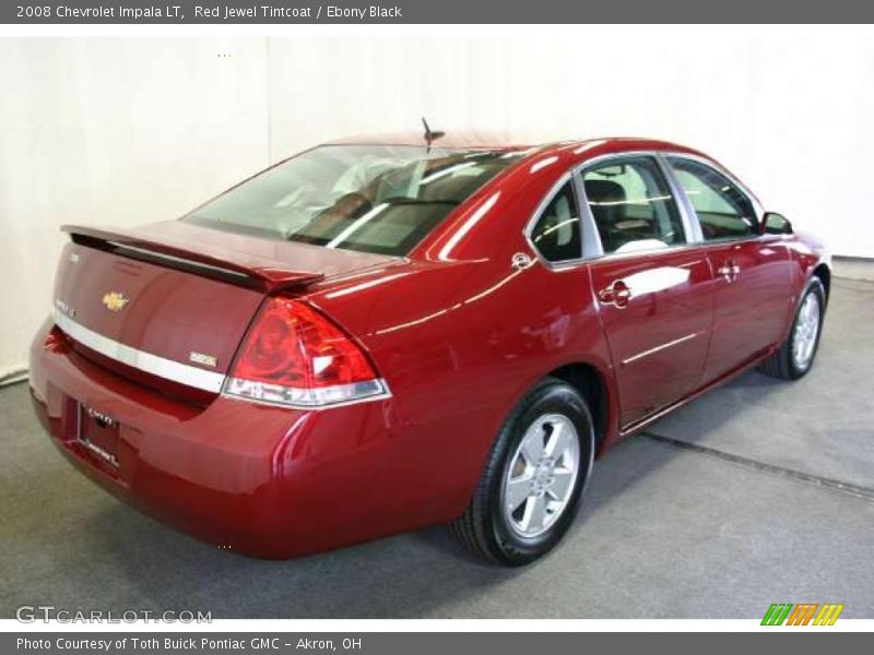 Red Jewel Tintcoat / Ebony Black 2008 Chevrolet Impala LT