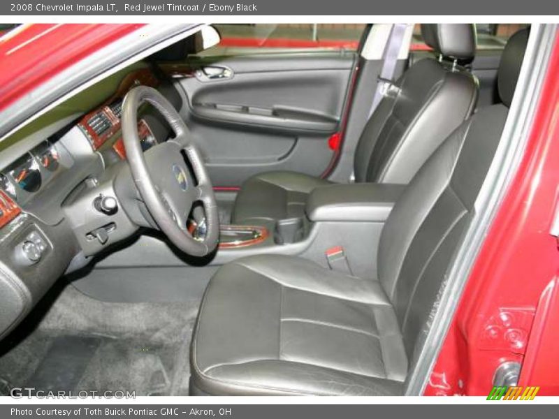 Red Jewel Tintcoat / Ebony Black 2008 Chevrolet Impala LT