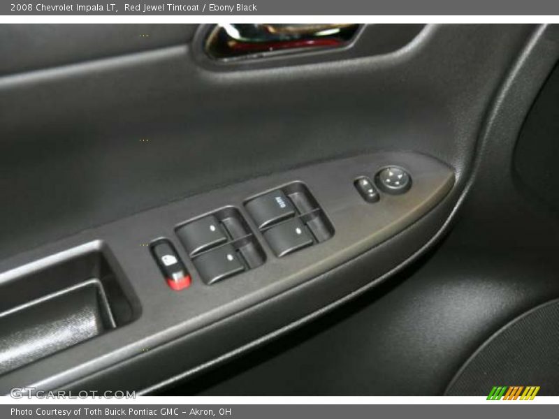 Red Jewel Tintcoat / Ebony Black 2008 Chevrolet Impala LT