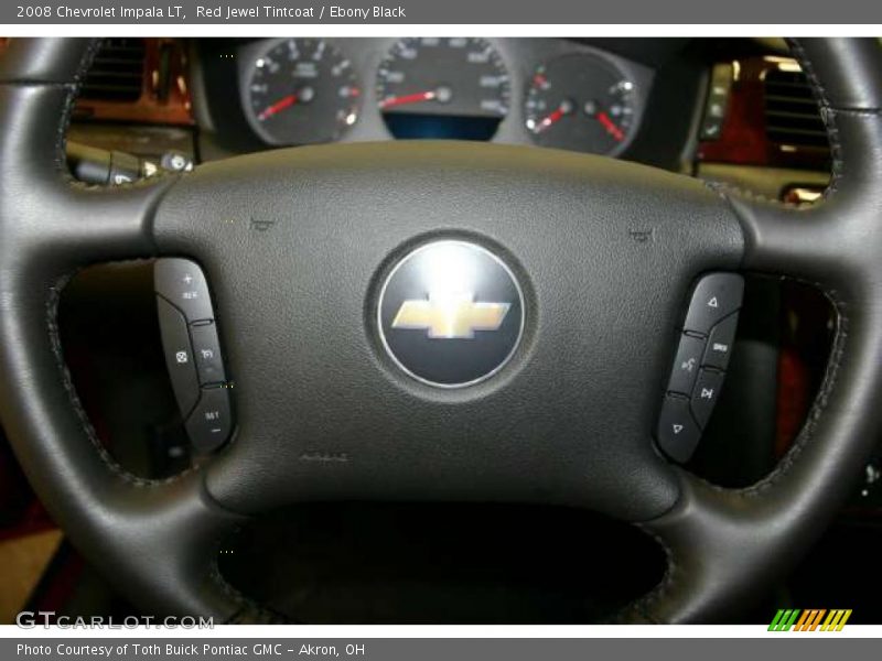 Red Jewel Tintcoat / Ebony Black 2008 Chevrolet Impala LT
