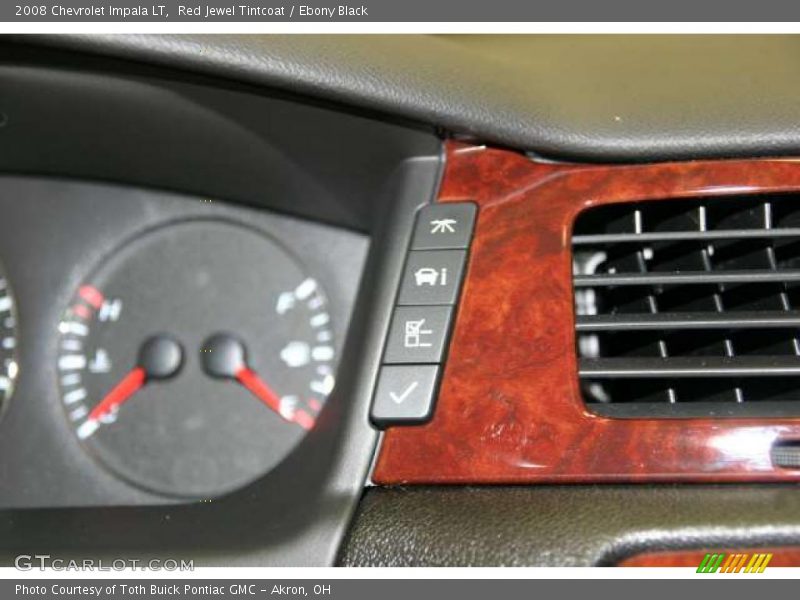 Red Jewel Tintcoat / Ebony Black 2008 Chevrolet Impala LT
