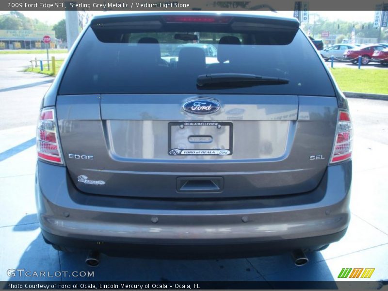 Sterling Grey Metallic / Medium Light Stone 2009 Ford Edge SEL