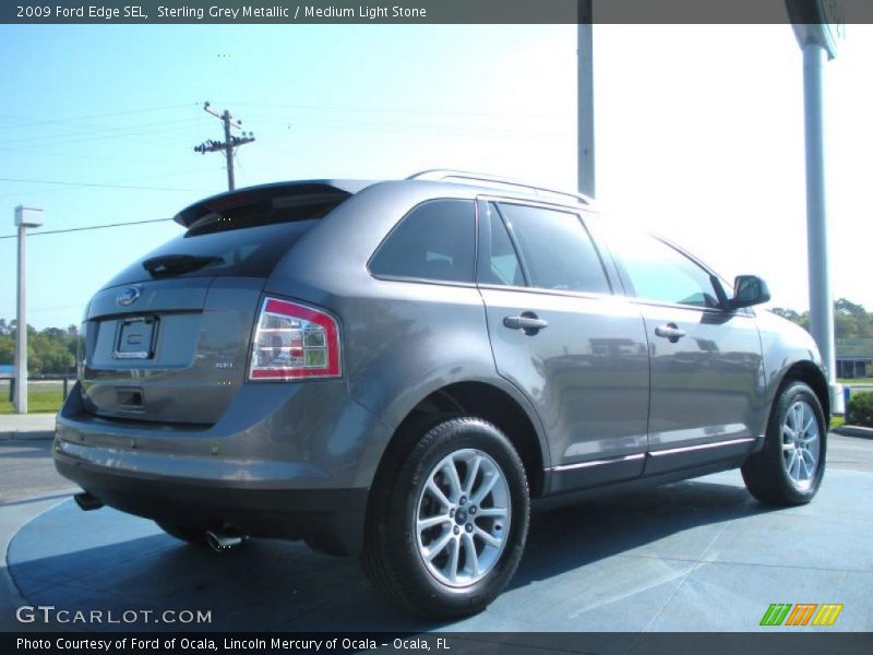 Sterling Grey Metallic / Medium Light Stone 2009 Ford Edge SEL