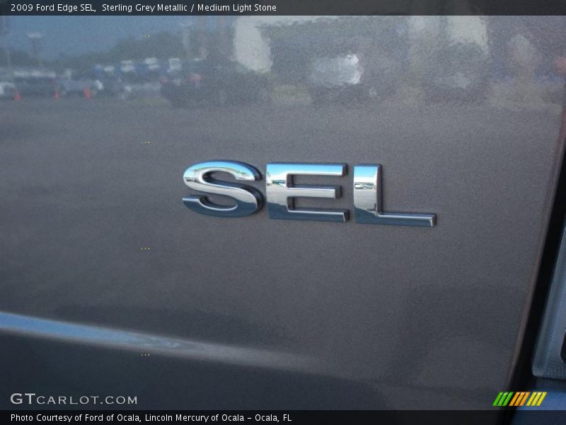 Sterling Grey Metallic / Medium Light Stone 2009 Ford Edge SEL