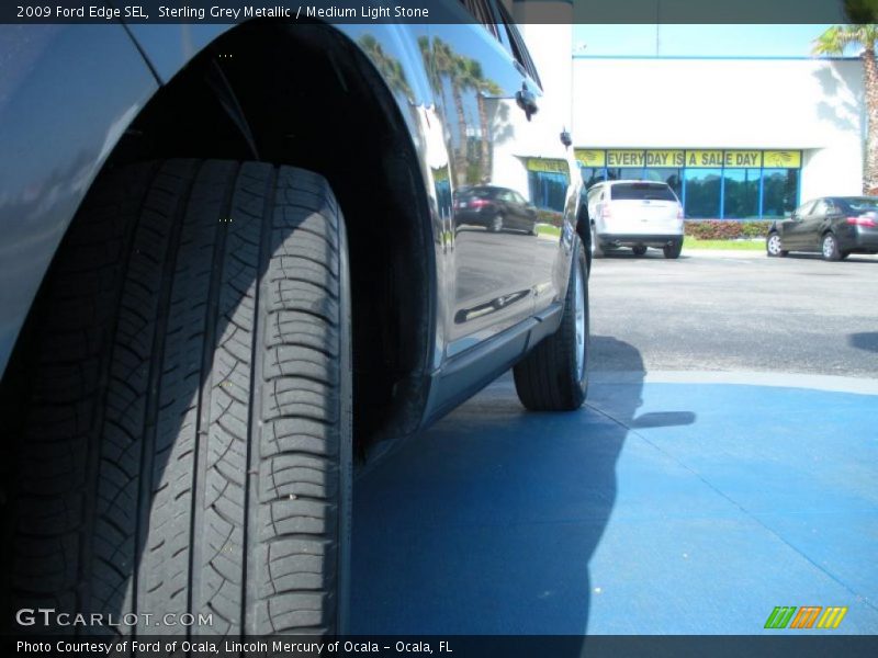 Sterling Grey Metallic / Medium Light Stone 2009 Ford Edge SEL