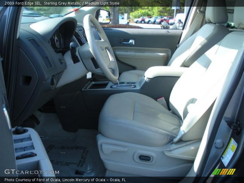 Sterling Grey Metallic / Medium Light Stone 2009 Ford Edge SEL