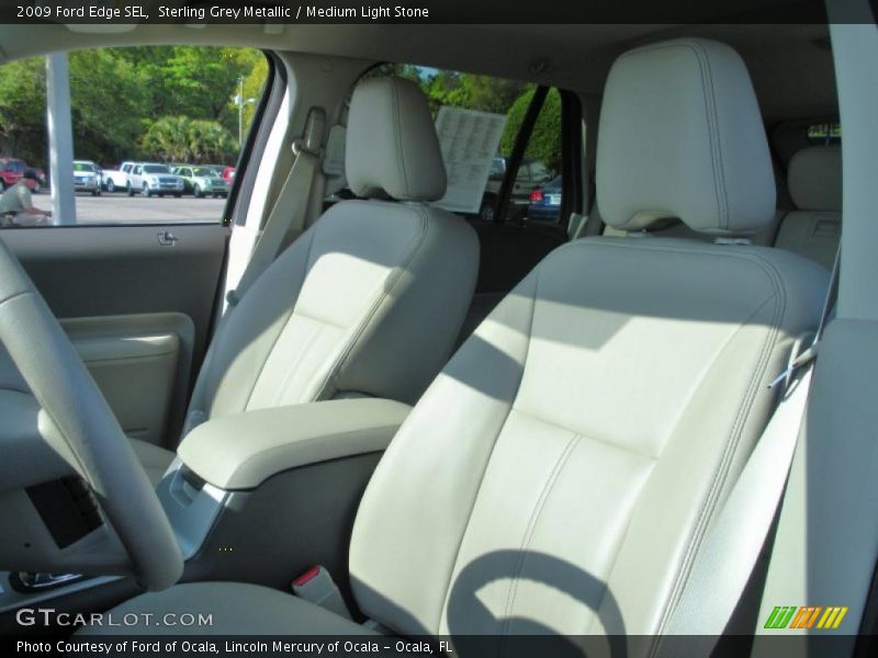 Sterling Grey Metallic / Medium Light Stone 2009 Ford Edge SEL