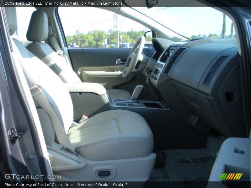 Sterling Grey Metallic / Medium Light Stone 2009 Ford Edge SEL