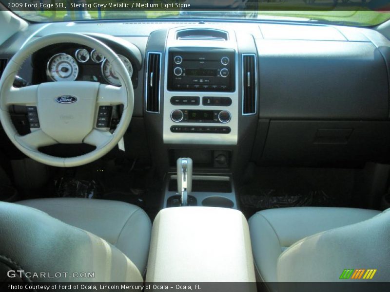 Sterling Grey Metallic / Medium Light Stone 2009 Ford Edge SEL