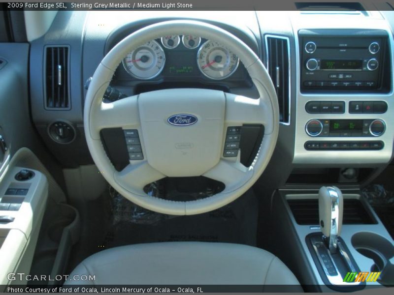 Sterling Grey Metallic / Medium Light Stone 2009 Ford Edge SEL