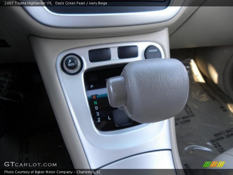 Oasis Green Pearl / Ivory Beige 2007 Toyota Highlander V6
