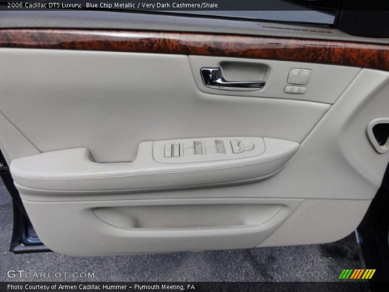 Blue Chip Metallic / Very Dark Cashmere/Shale 2006 Cadillac DTS Luxury