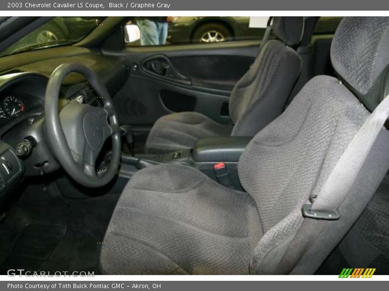 Black / Graphite Gray 2003 Chevrolet Cavalier LS Coupe