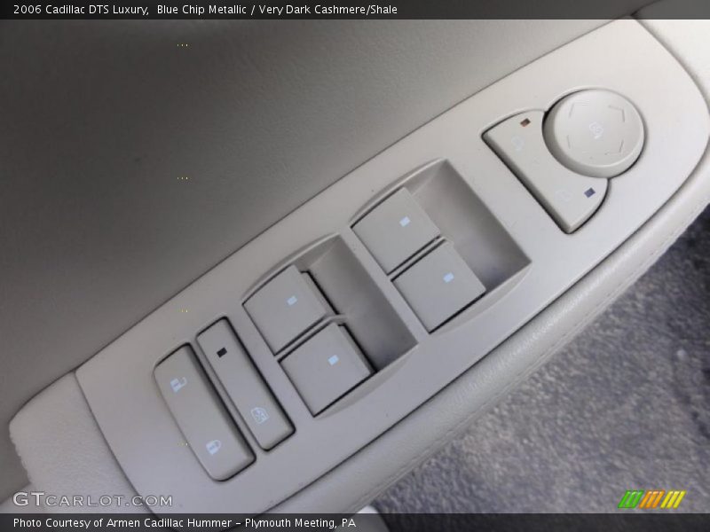 Blue Chip Metallic / Very Dark Cashmere/Shale 2006 Cadillac DTS Luxury
