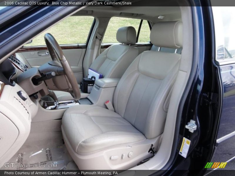 Blue Chip Metallic / Very Dark Cashmere/Shale 2006 Cadillac DTS Luxury