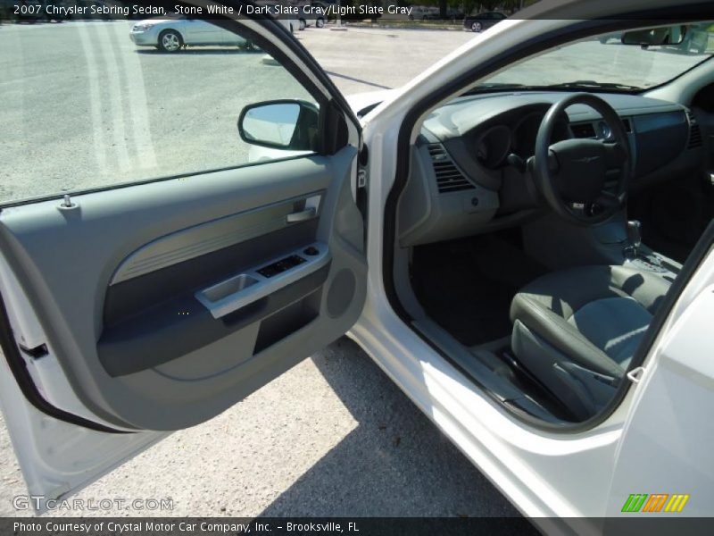 Stone White / Dark Slate Gray/Light Slate Gray 2007 Chrysler Sebring Sedan