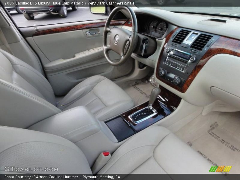 Blue Chip Metallic / Very Dark Cashmere/Shale 2006 Cadillac DTS Luxury