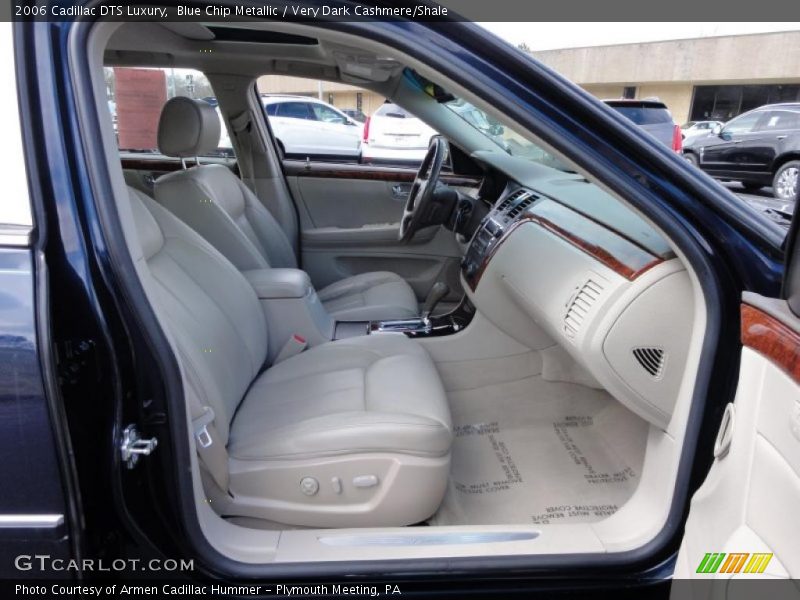Blue Chip Metallic / Very Dark Cashmere/Shale 2006 Cadillac DTS Luxury