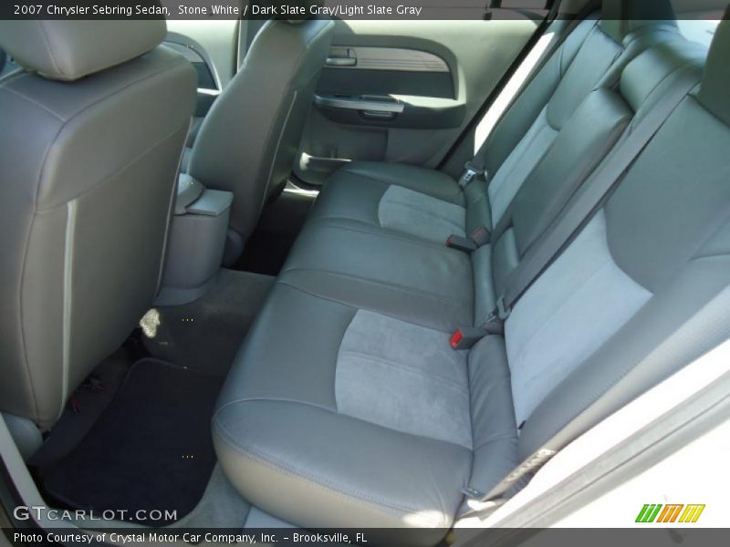 Stone White / Dark Slate Gray/Light Slate Gray 2007 Chrysler Sebring Sedan