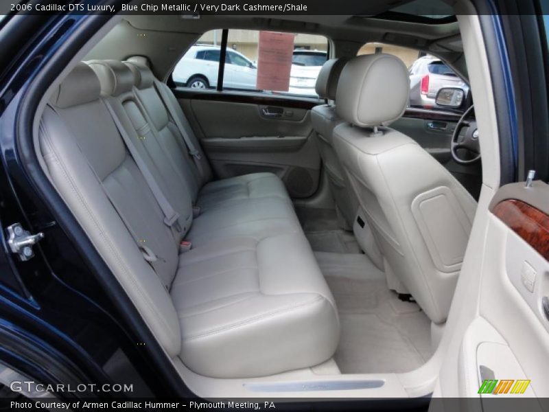 Blue Chip Metallic / Very Dark Cashmere/Shale 2006 Cadillac DTS Luxury